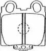 Комплект тормозных колодок (AISIN: A2N099)